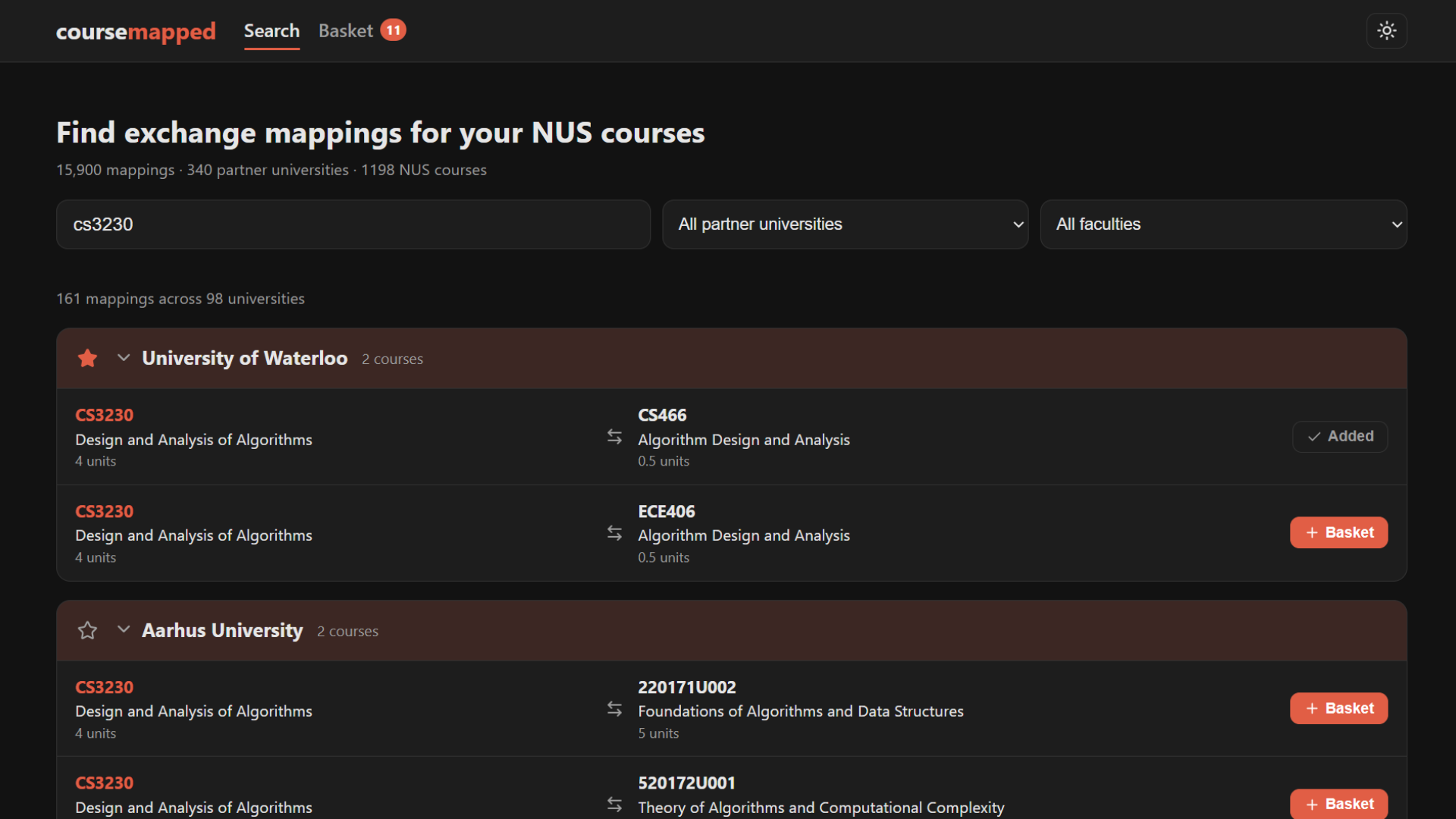 coursemapped screenshot